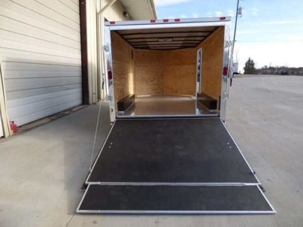 Enclosed Trailer 8.5'x12' Black - V-Nose Equipment Hauler Storage - Image 15