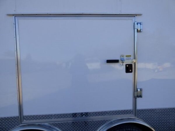 Enclosed Trailer 8.5' x 28' White Motorcycle Car Event Trailer Storage - Image 6