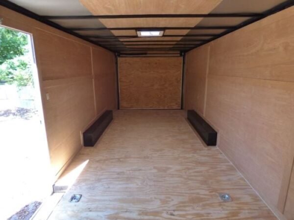 Enclosed Trailer 8.5'x18' Red & Black - Car Hauler Storage - Image 3