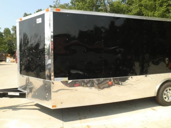 Enclosed Trailer 8.5'x20' Black - Car Equipment Hauler Storage - Image 2