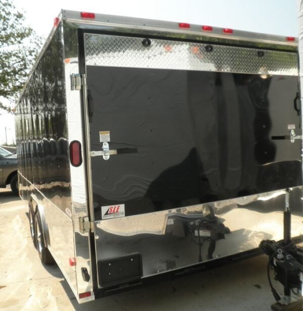 Enclosed Trailer 8.5'x20' Black - Car Equipment Hauler Storage - Image 7