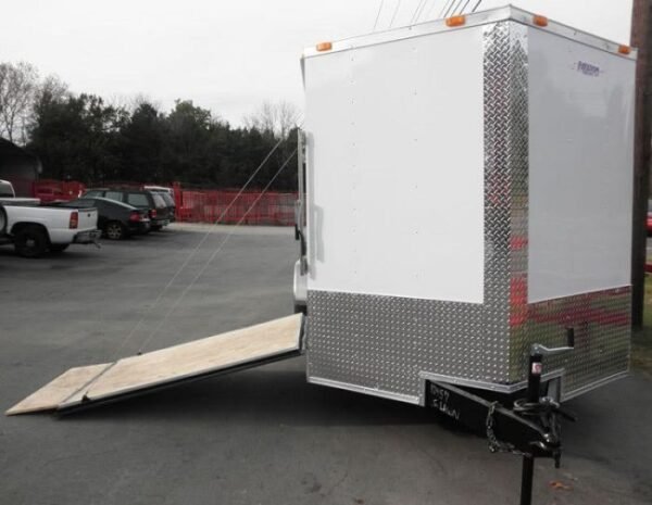 Enclosed Utility Hybrid Trailer 7'x20' - Lawn Mower Equipment Hauler Storage - Image 8