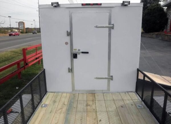 Enclosed Utility Hybrid Trailer 7'x20' - Lawn Mower Equipment Hauler Storage - Image 6