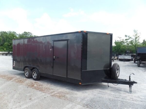 Enclosed Trailer 8.5' X 20' Charcoal Grey Storage