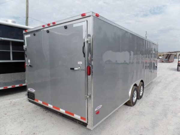 Enclosed Trailer 8.5' X 24' Silver Enclosed Equipment Hauler Storage - Image 4