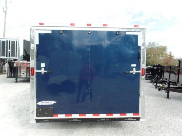 Enclosed Trailer 8.5' X 24' Indigo Blue Equipment Hauler Storage - Image 2