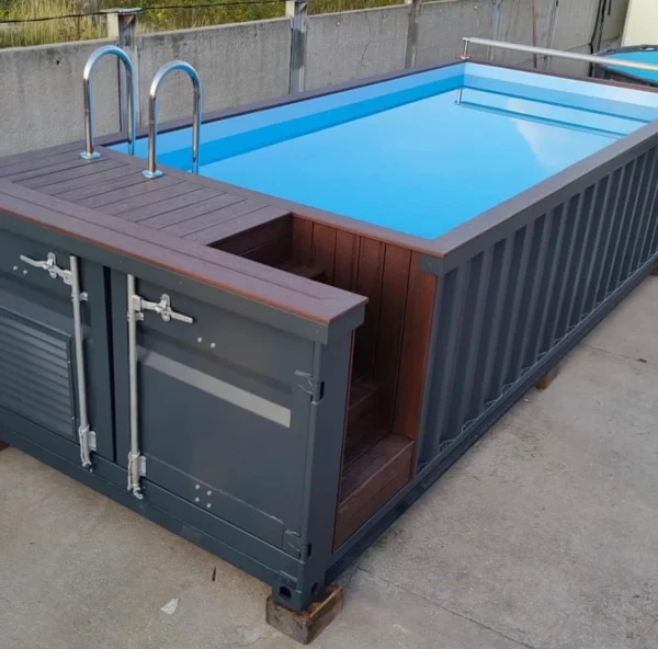 20' ft Shipping Container Swimming Pool