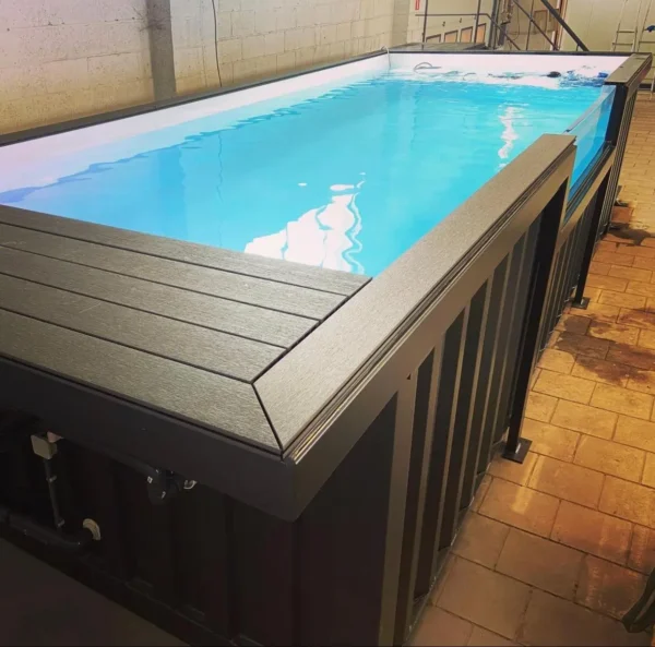 20' ft Container Swimming Pool with Staircase - Image 2